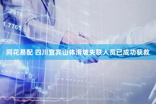 同花易配 四川宜宾山体滑坡失联人员已成功获救